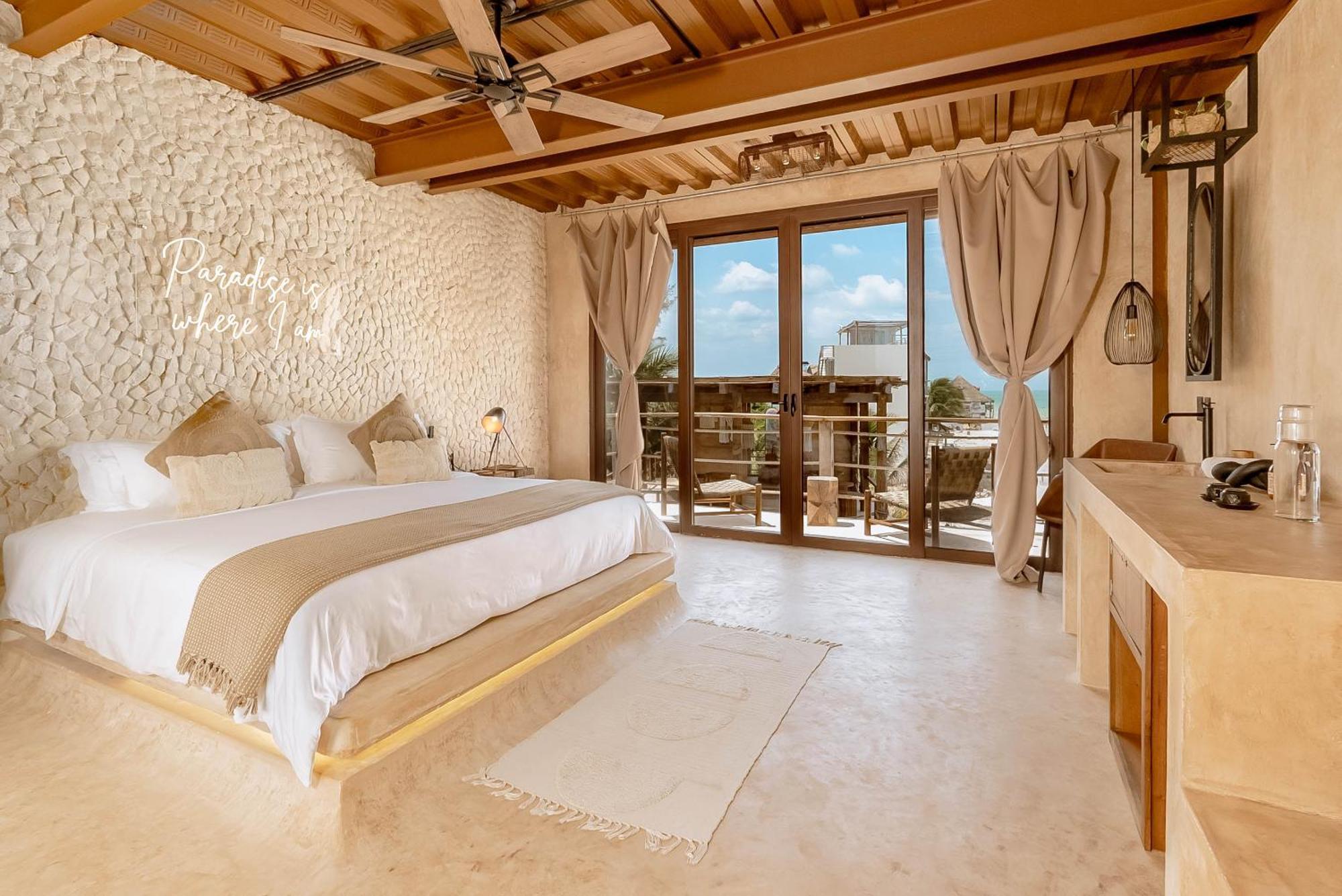 Awa Holbox Hotel Boutique - Beach Front Ngoại thất bức ảnh