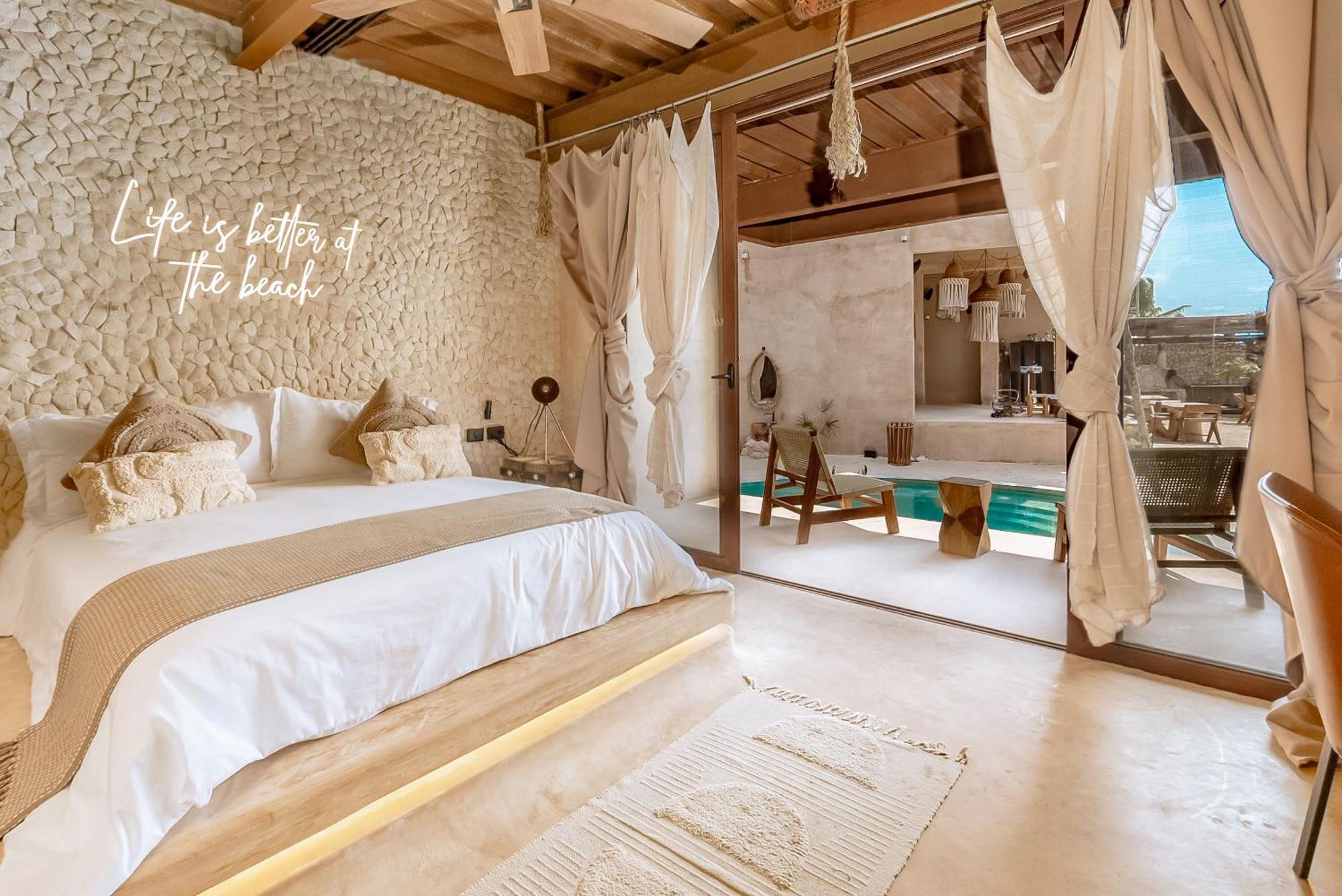 Awa Holbox Hotel Boutique - Beach Front Ngoại thất bức ảnh