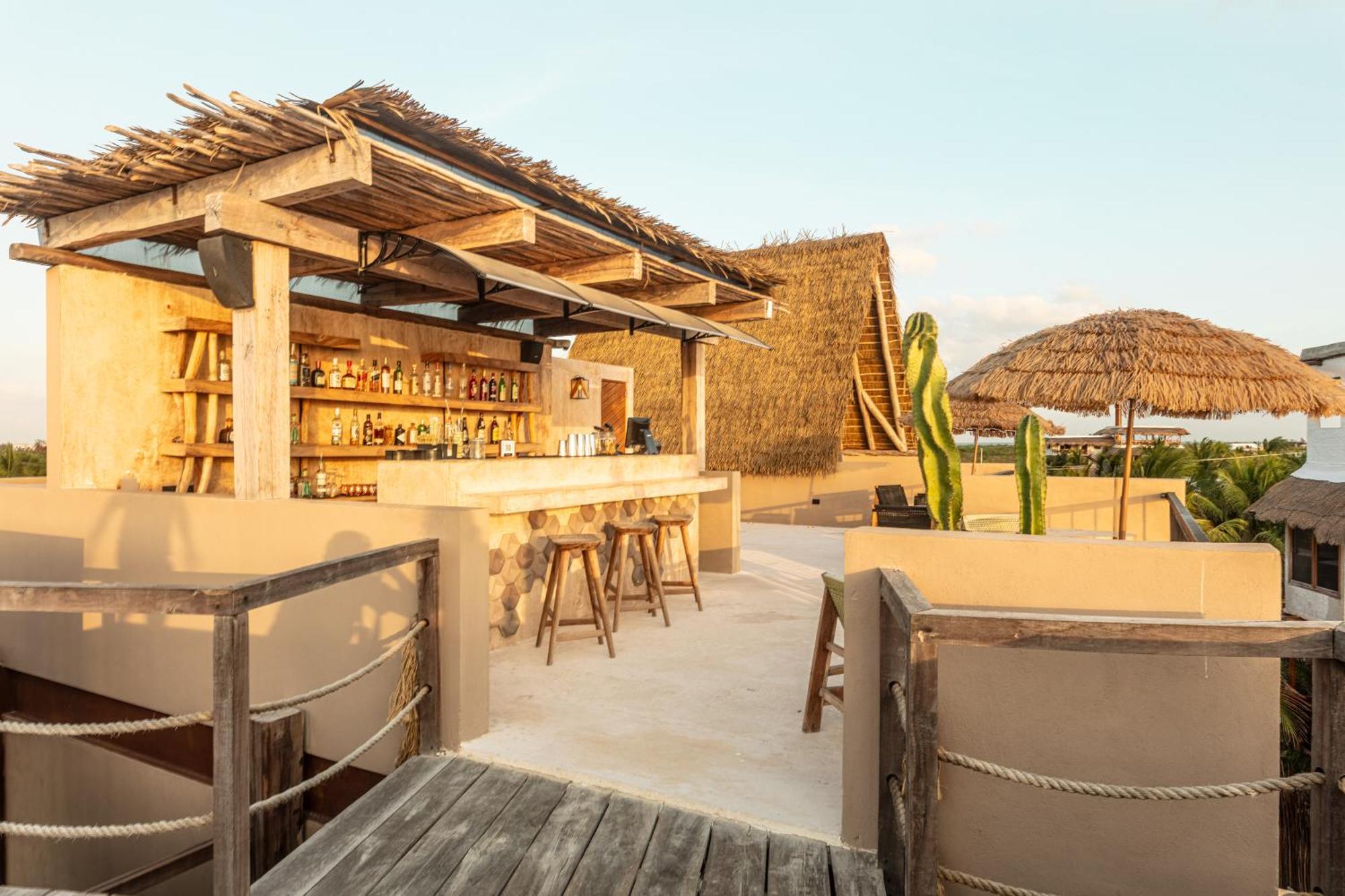 Awa Holbox Hotel Boutique - Beach Front Ngoại thất bức ảnh
