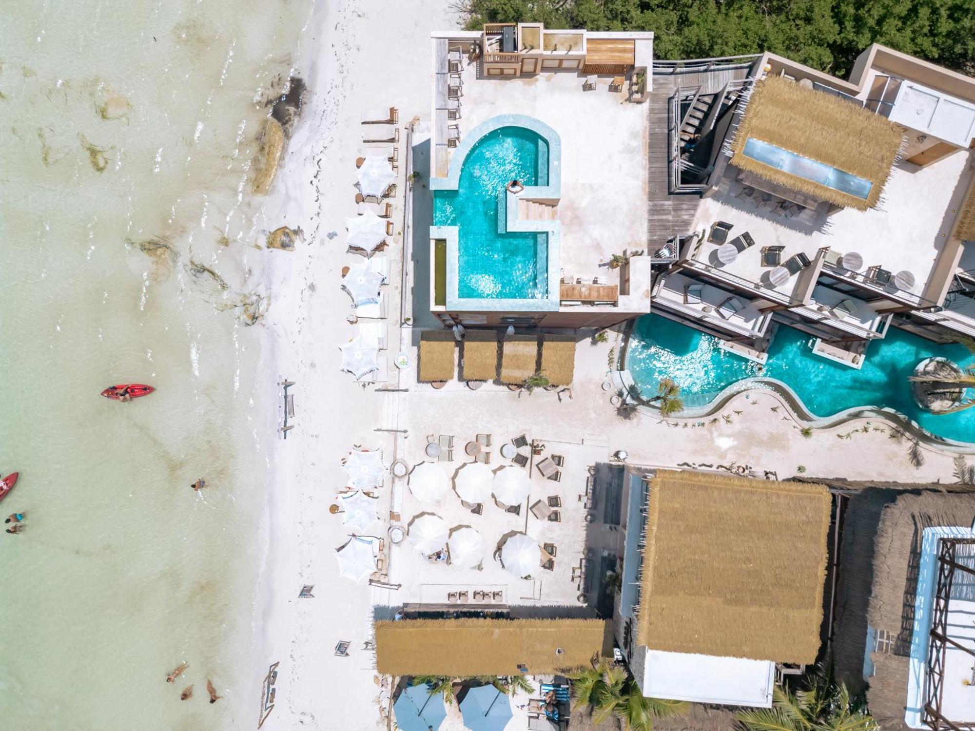 Awa Holbox Hotel Boutique - Beach Front Ngoại thất bức ảnh