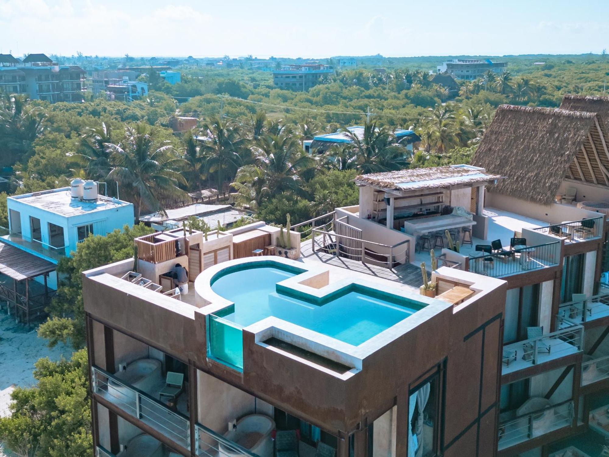 Awa Holbox Hotel Boutique - Beach Front Ngoại thất bức ảnh